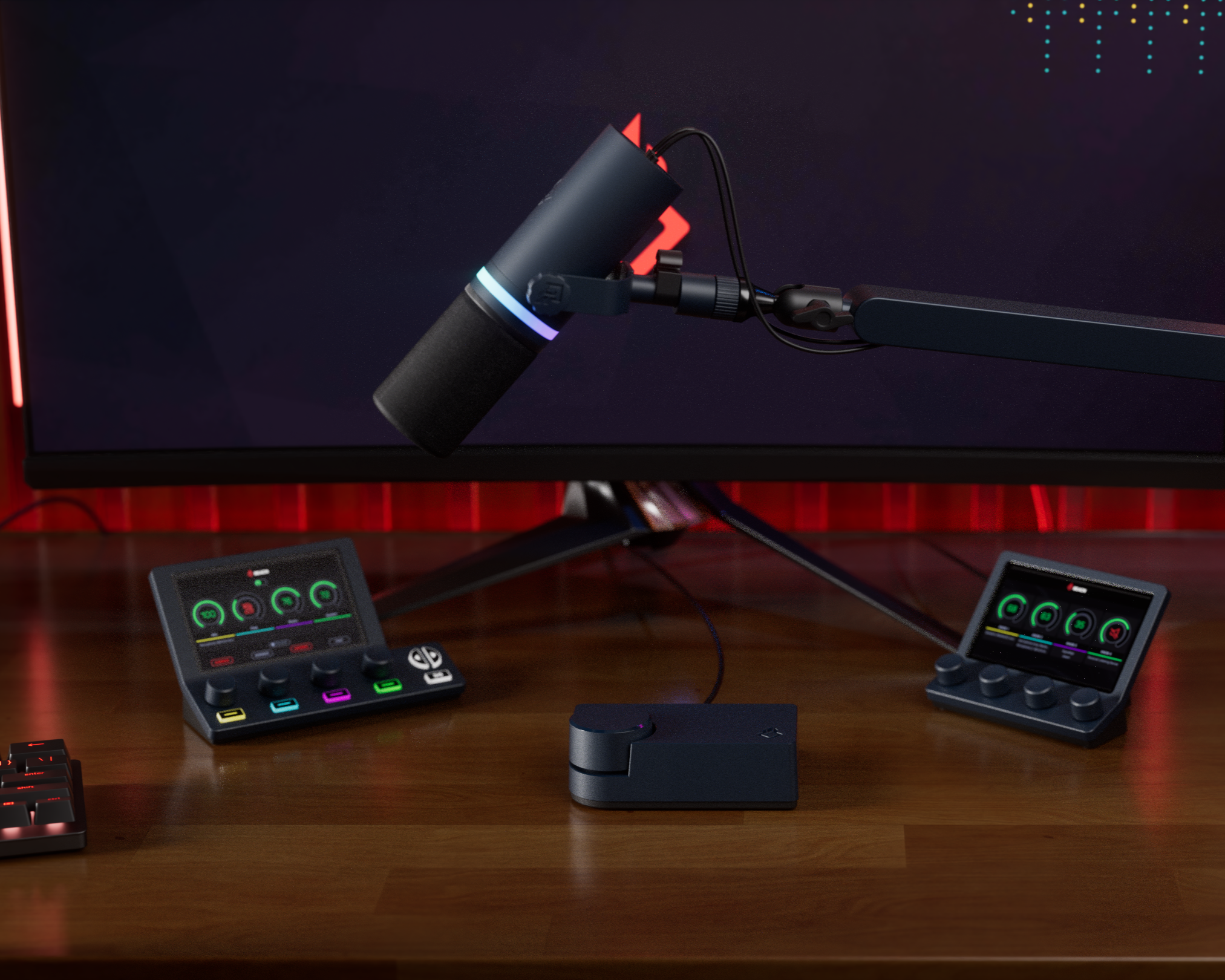 BEACN Dark Products All On One Desk