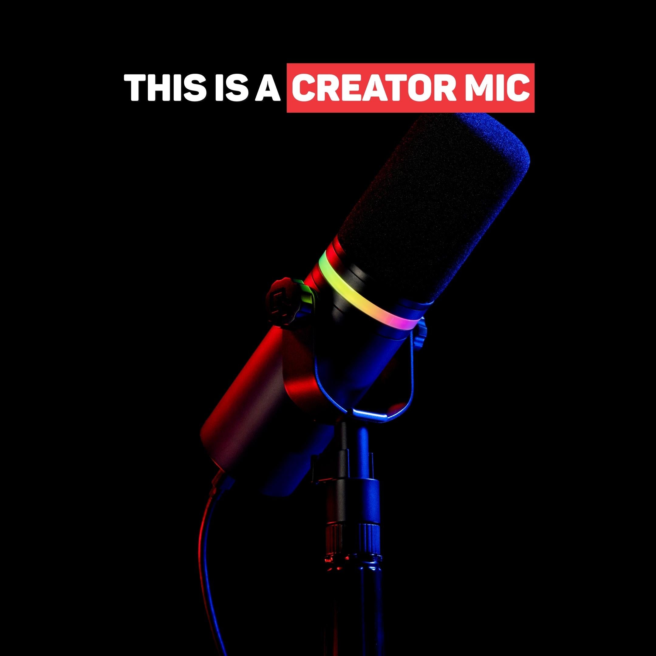 USB Broadcast Dynamic Mic for Streaming, Gaming, and Podcasting