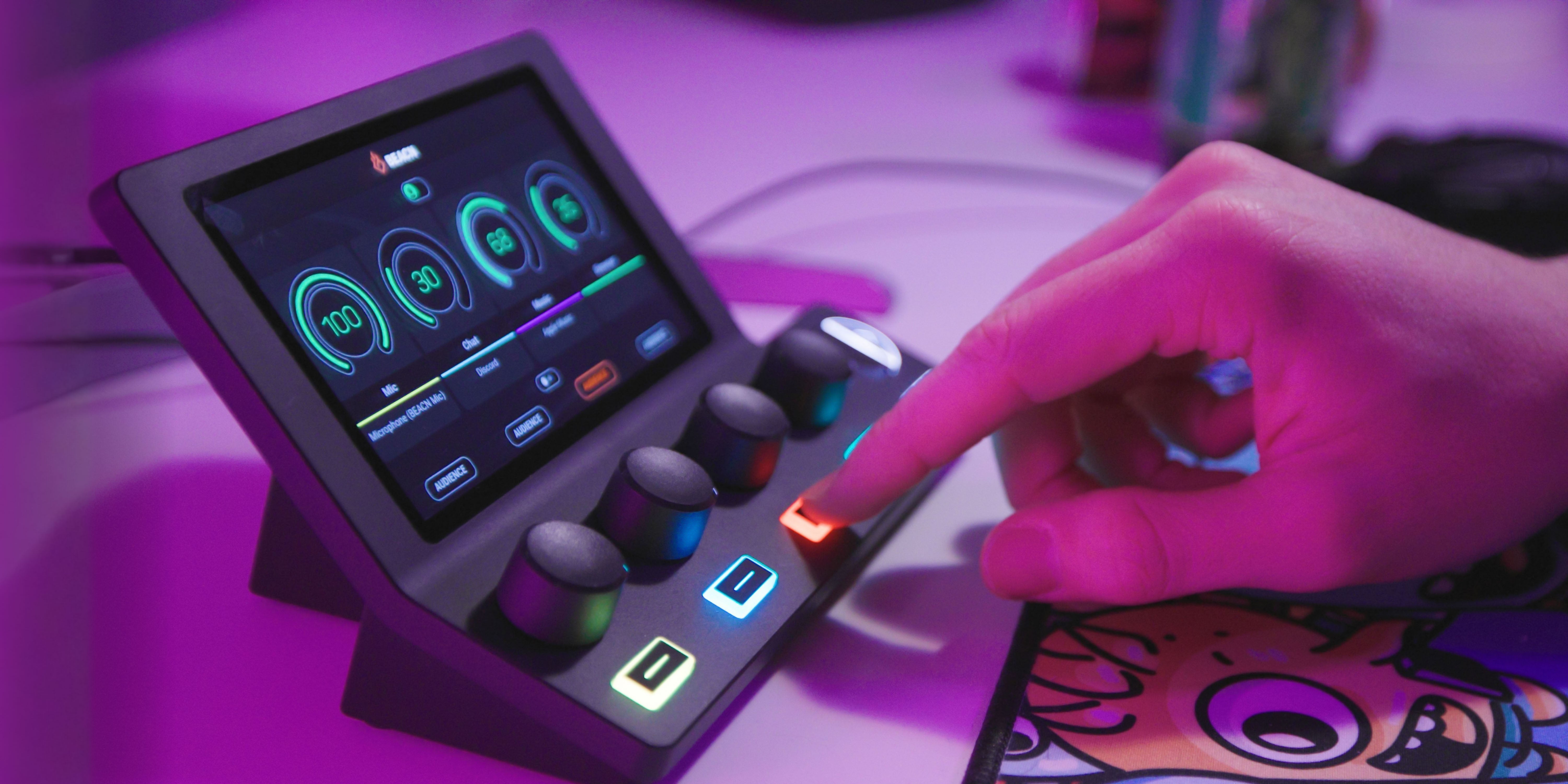 BEACN MIX 音声ミキサー USB接続 BEACN Mix Create Audio Controller - Black | Sweetwater